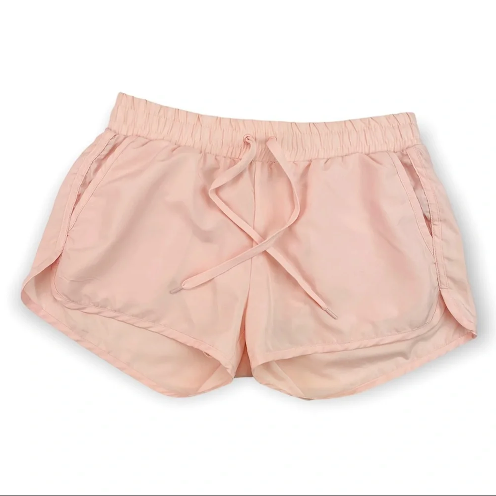 ZYIA Active Bomber Brief Lined Drawstring Shorts Blush_2